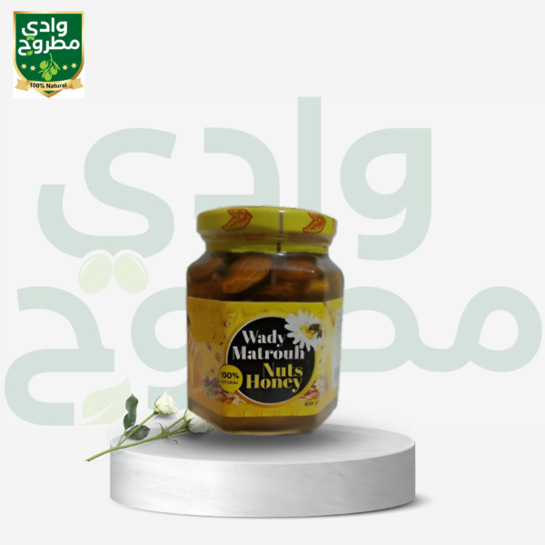 عسل ابيض بالمكسرات 400جم