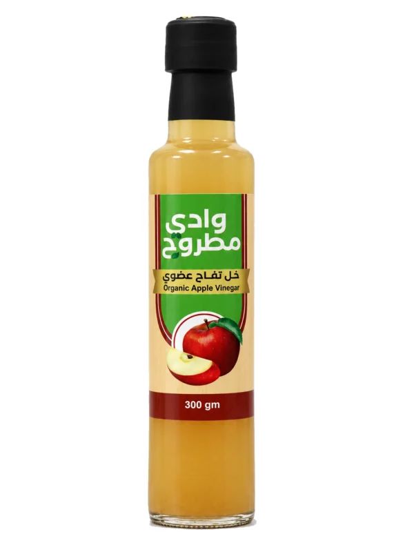 زجاجة خل تفاح وادي مطروح عضوي